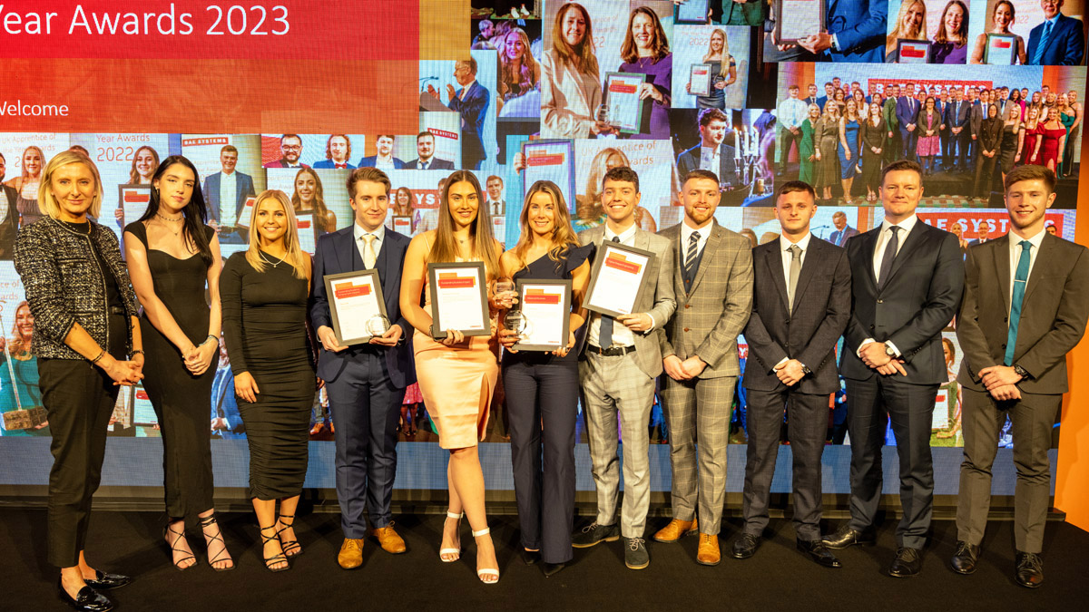 Our Air apprentices at the 2023 UK Apprentice Awards