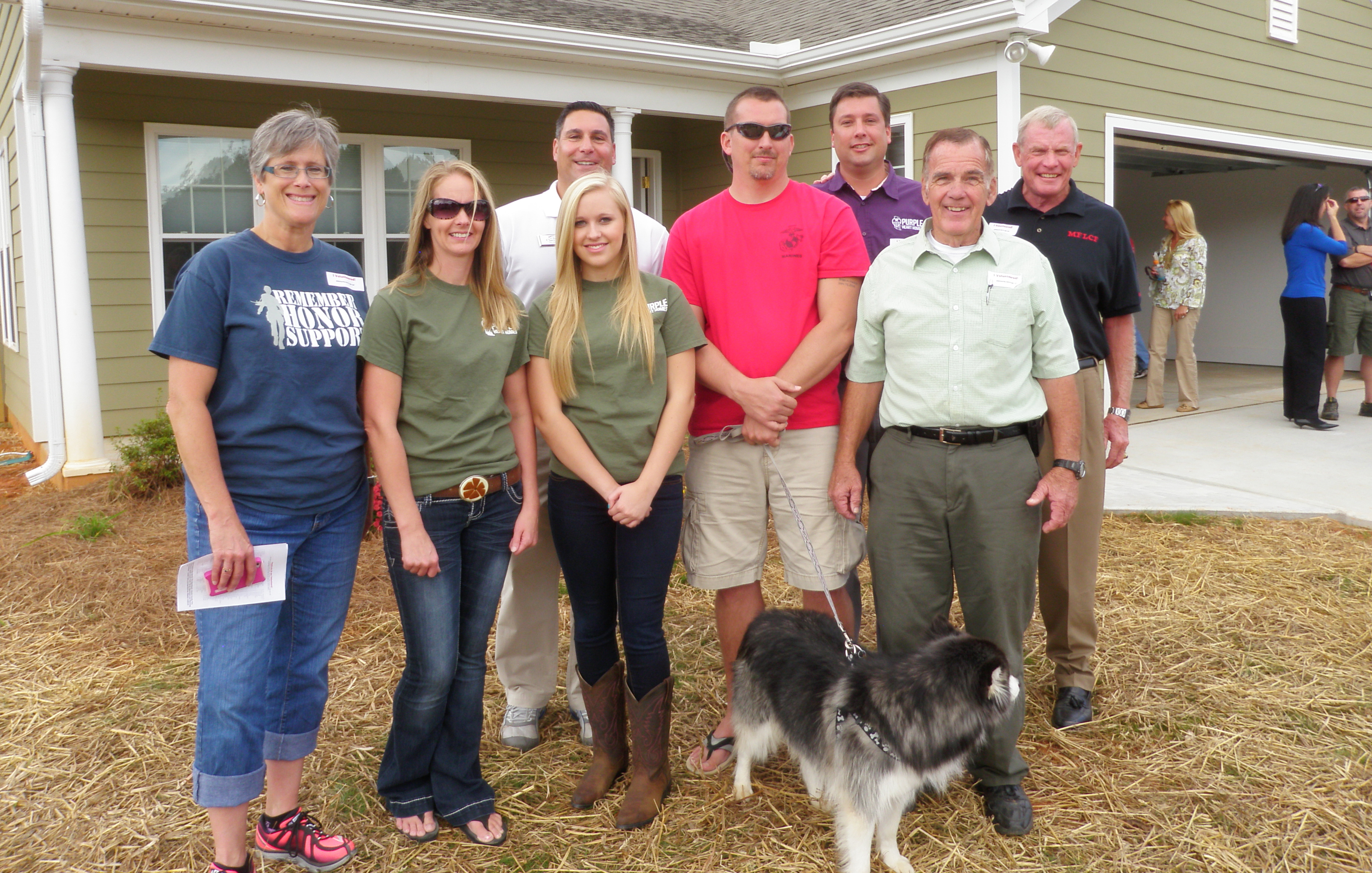 BAE Systems Welcomes Service-Disabled Marine and Family to Home Built by Employees