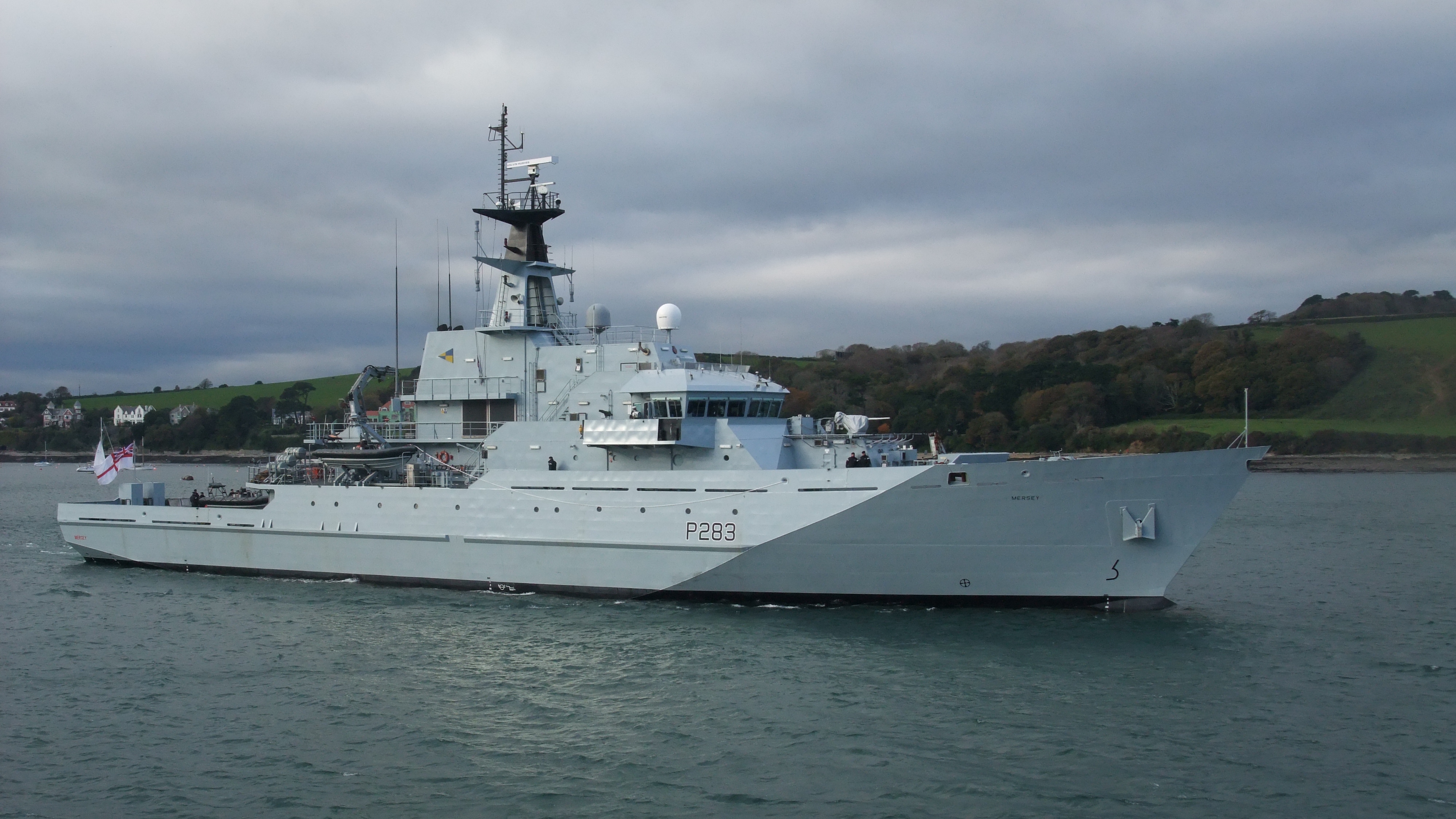 HMS Mersey 80m OPV