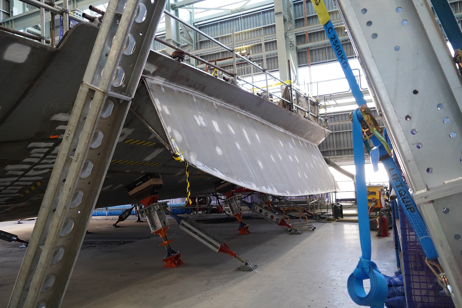 Hunter Class Frigate Program Ship 01’s Block 3 begins to take shape 