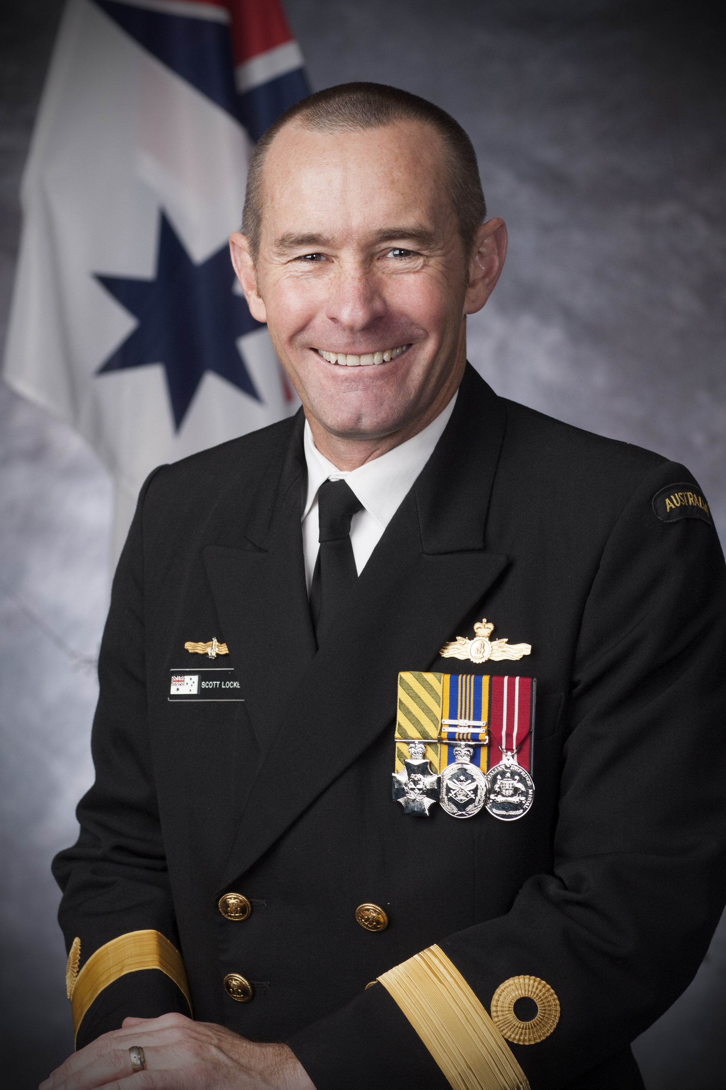 CDRE Lockey Official Portrait