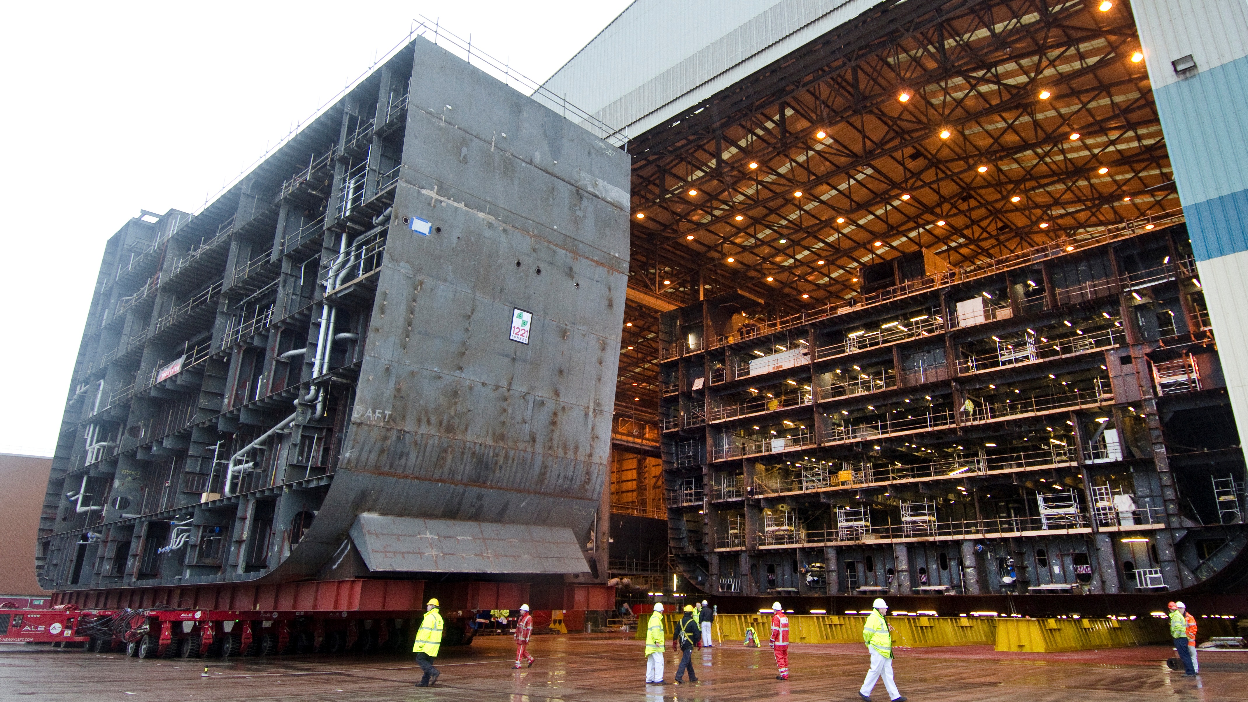 Lower Block 03 ring move, Govan