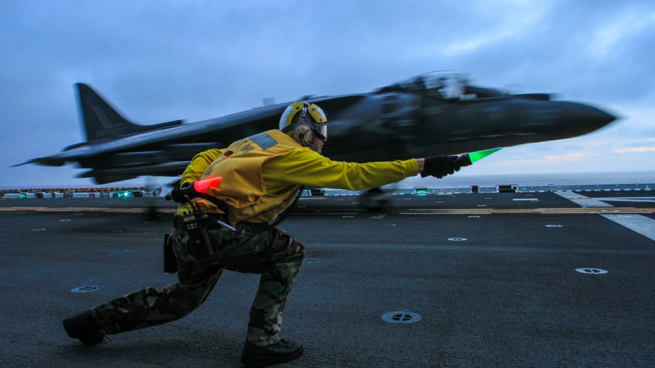 Under a $52 million contract, BAE Systems will support systems that provide U.S. Navy pilots with electronic guidance to help them land safely on the ground and at sea. (U.S. Navy image)
