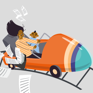 Life on the working mum rollercoaster blog
