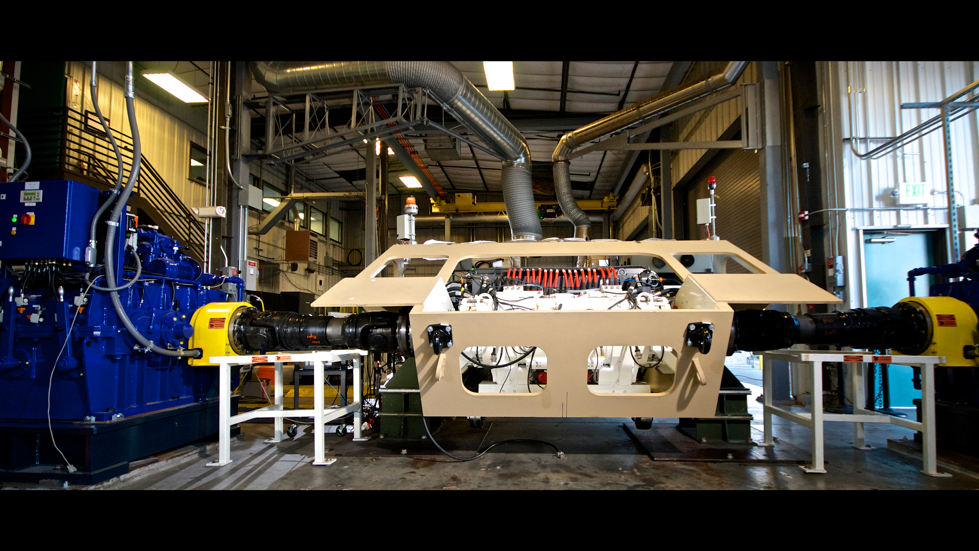 The GCV Hotbuck testing lab (front view).