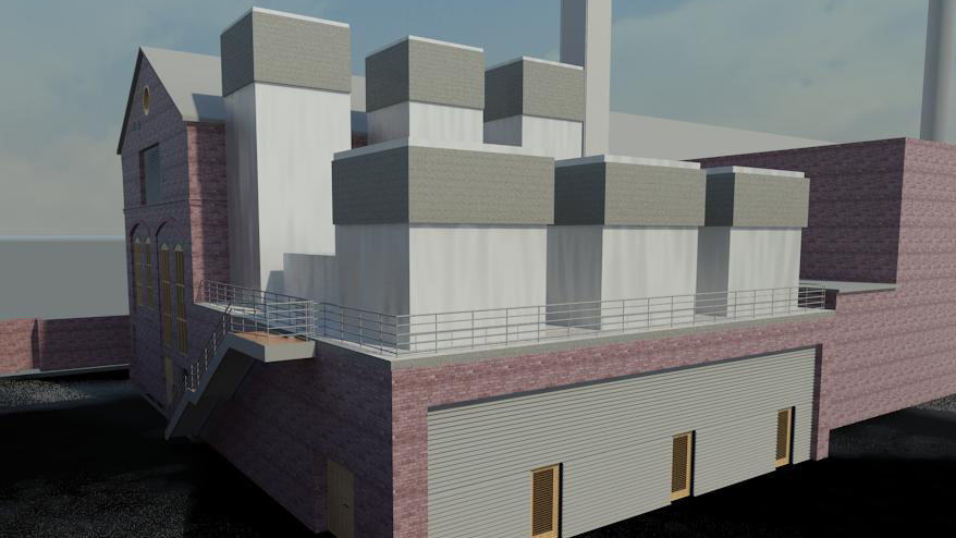 The CHP facility will reduce the naval base's carbon footprint.