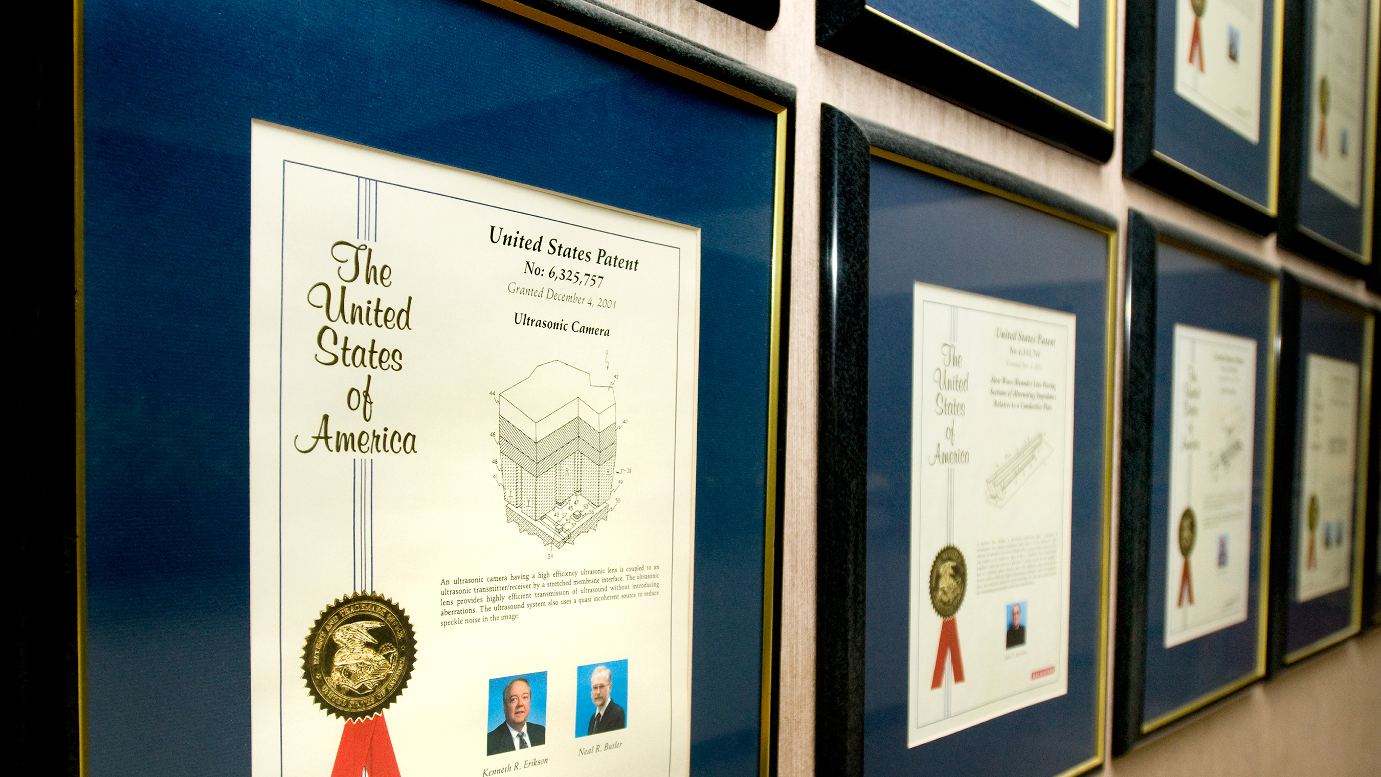 BAE Systems wall of patents