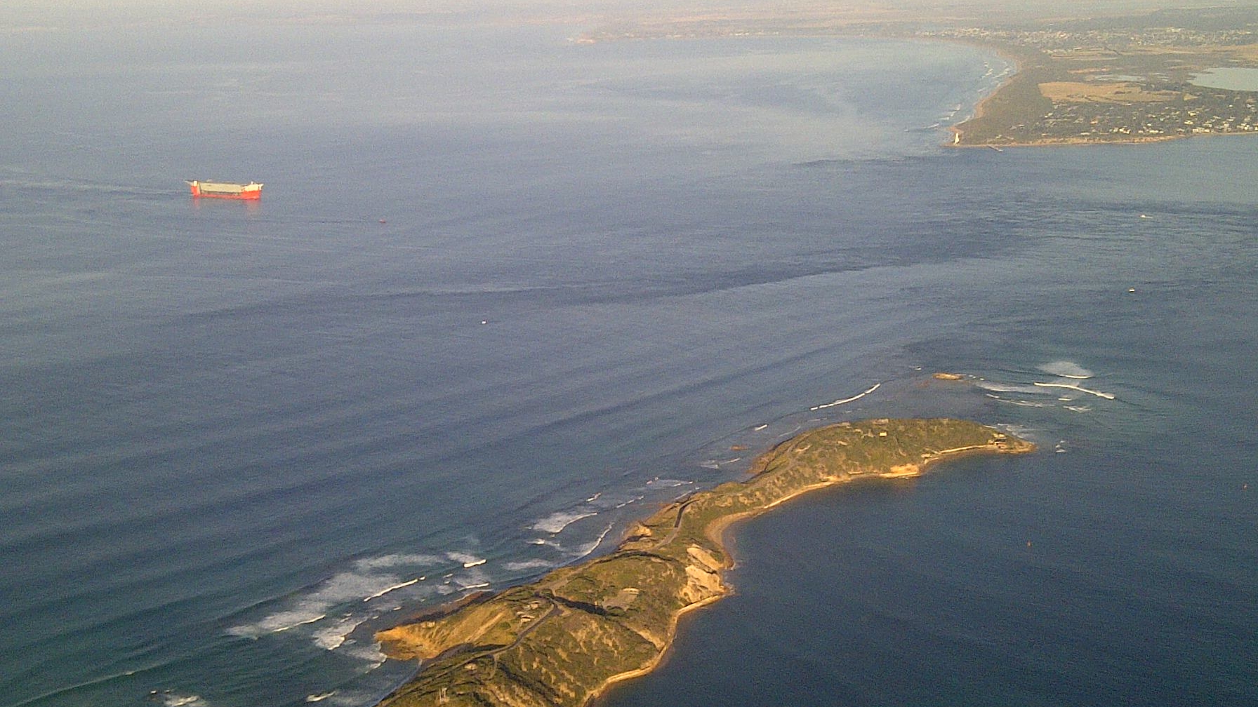 LHD 02 arriving in Melbourne on the Blue Marlin