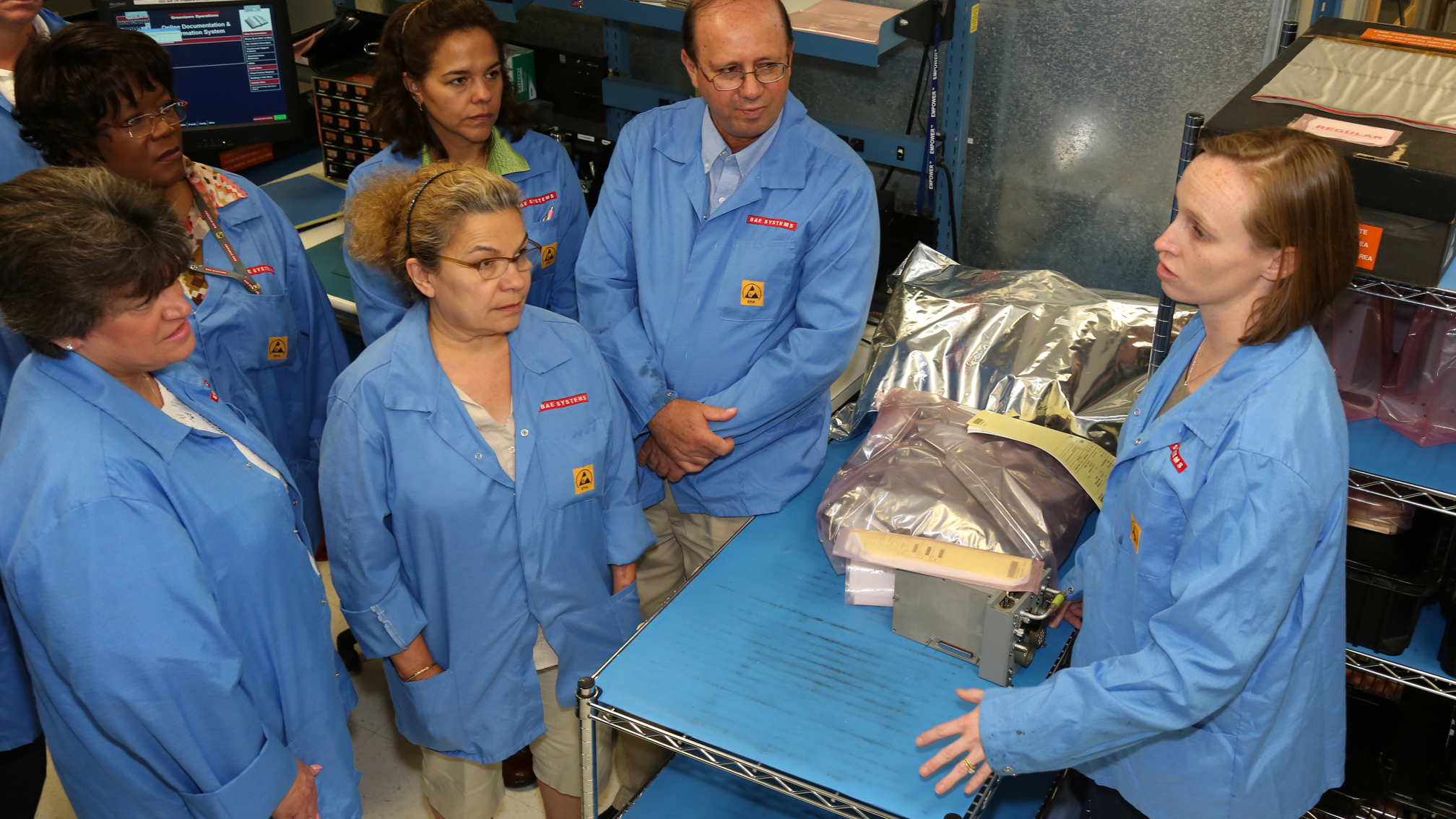 Sarah Piro says she draws back on her life in the military for her work at BAE Systems