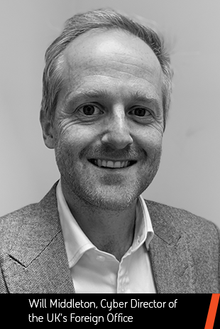 Will Middleton, Cyber Director at the UK's Foreign Office