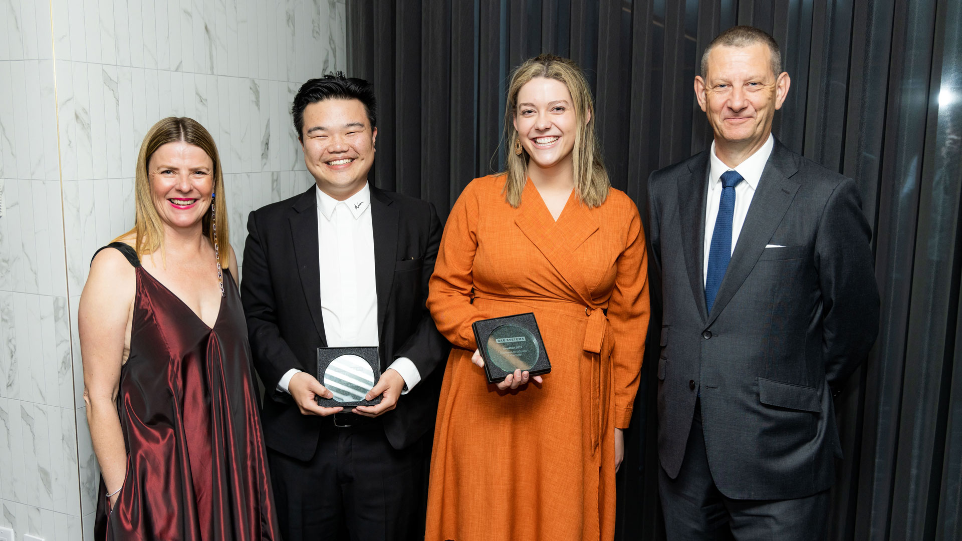 Business Graduated of the Year - Sam and Amy 