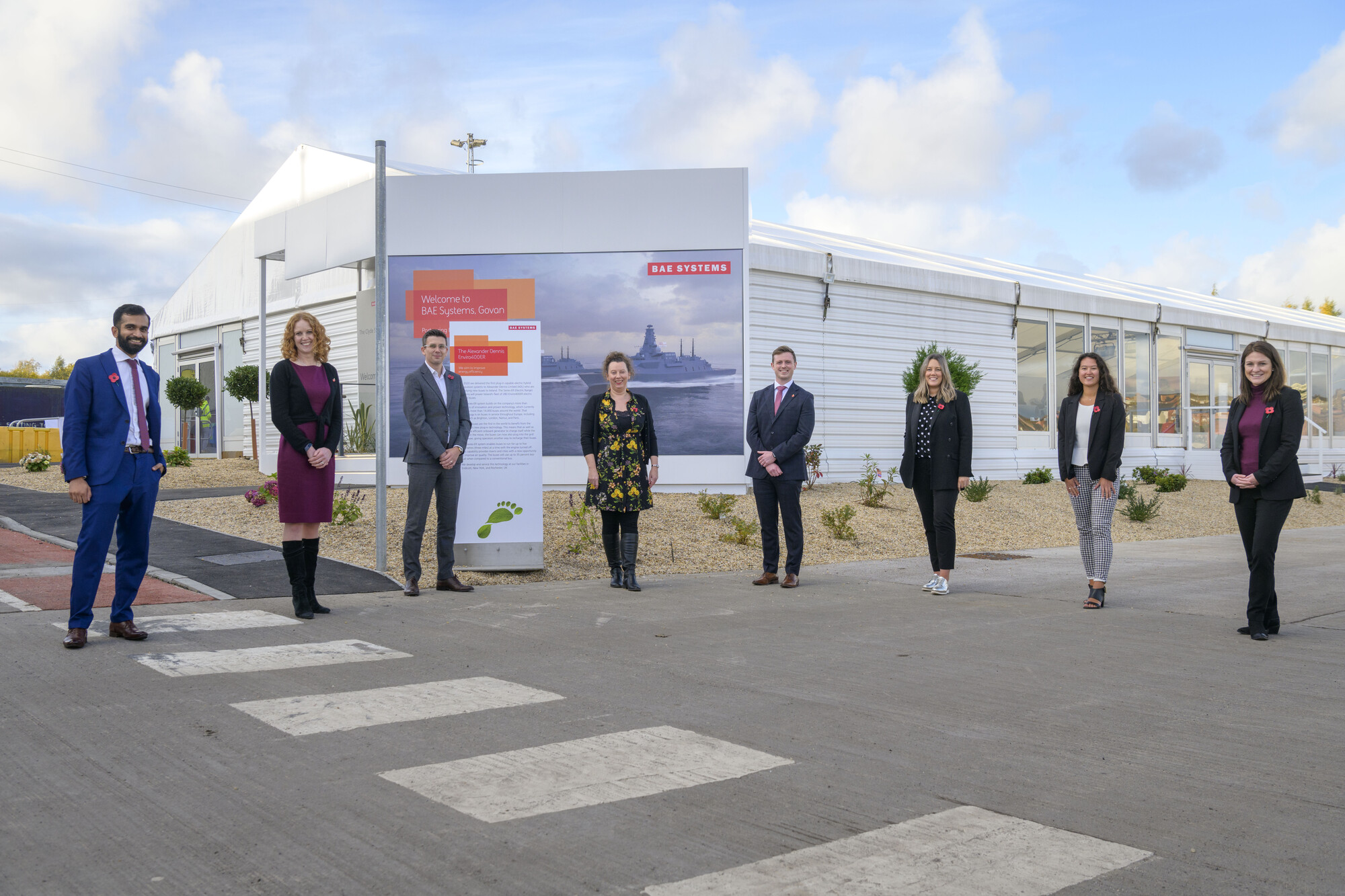 BAE Systems' first sustainability apprentices