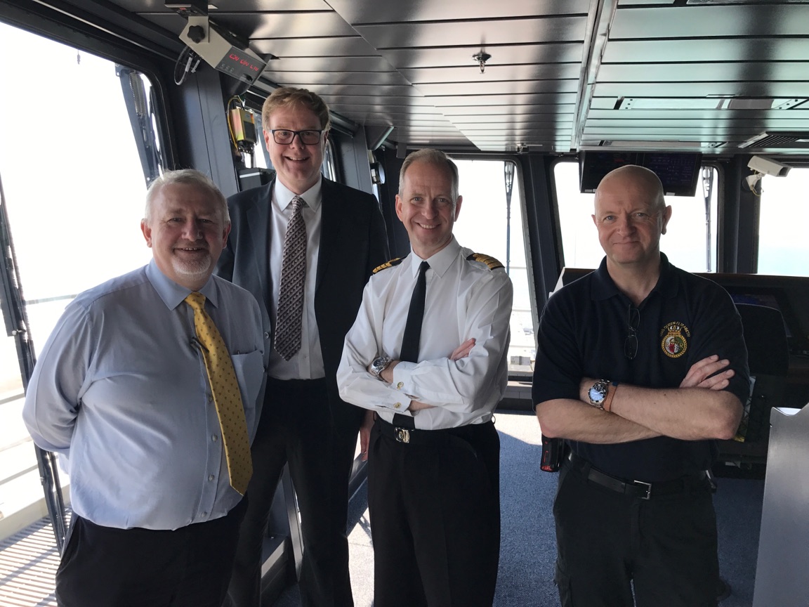 Image taken onboard HMS Queen Elizabeth