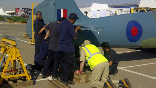 Abu Dhabi Polytechnic students build Spitfire at Al Ain Aerobatic Show