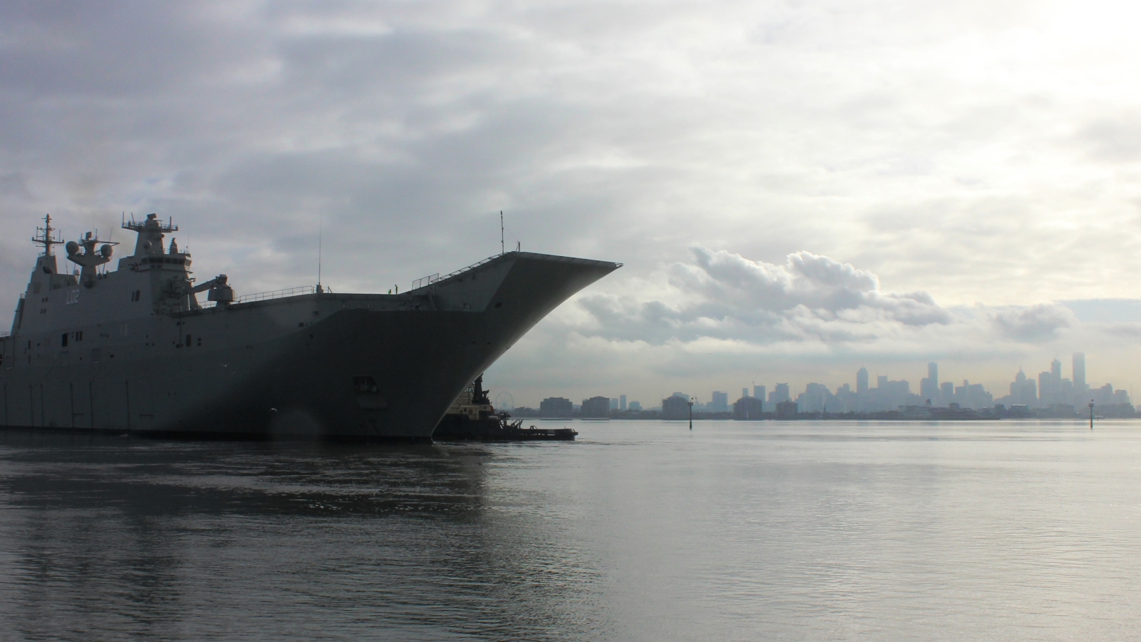 Nuship Canberra sea trials