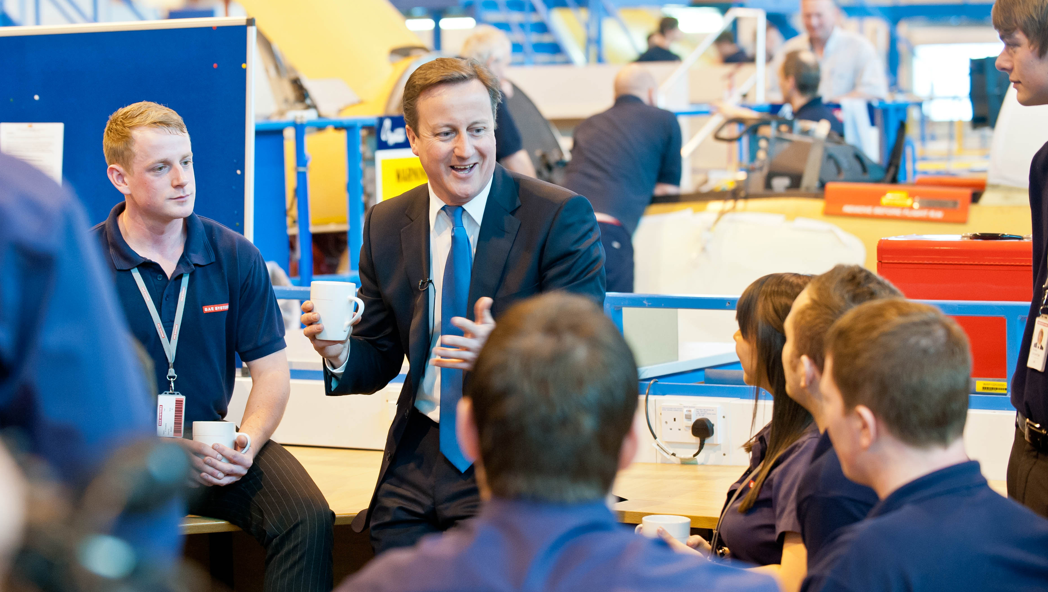 Apprentices with David Cameron