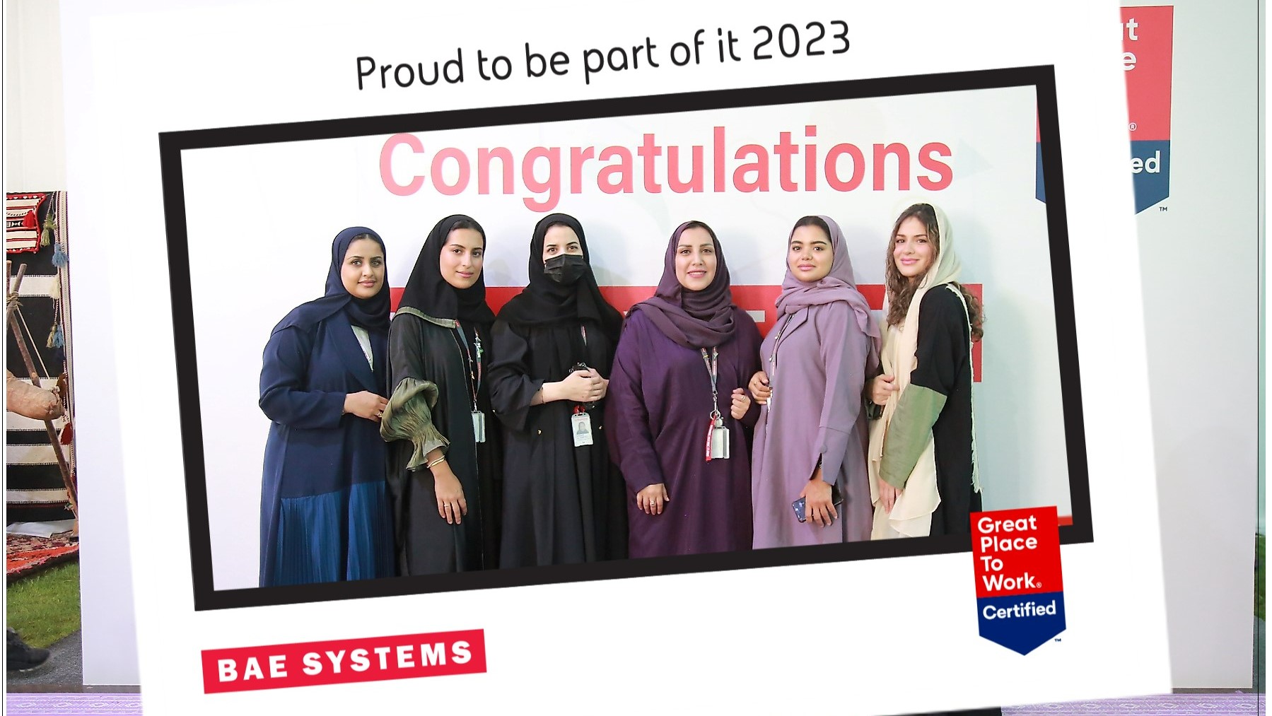 Colleagues celebrate at Great Place to Work awards