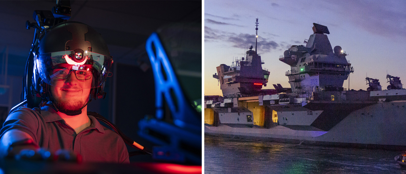 StrikerII helmet/QECPortsmouth