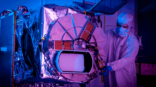 The TEMPO instrument in the cleanroom
