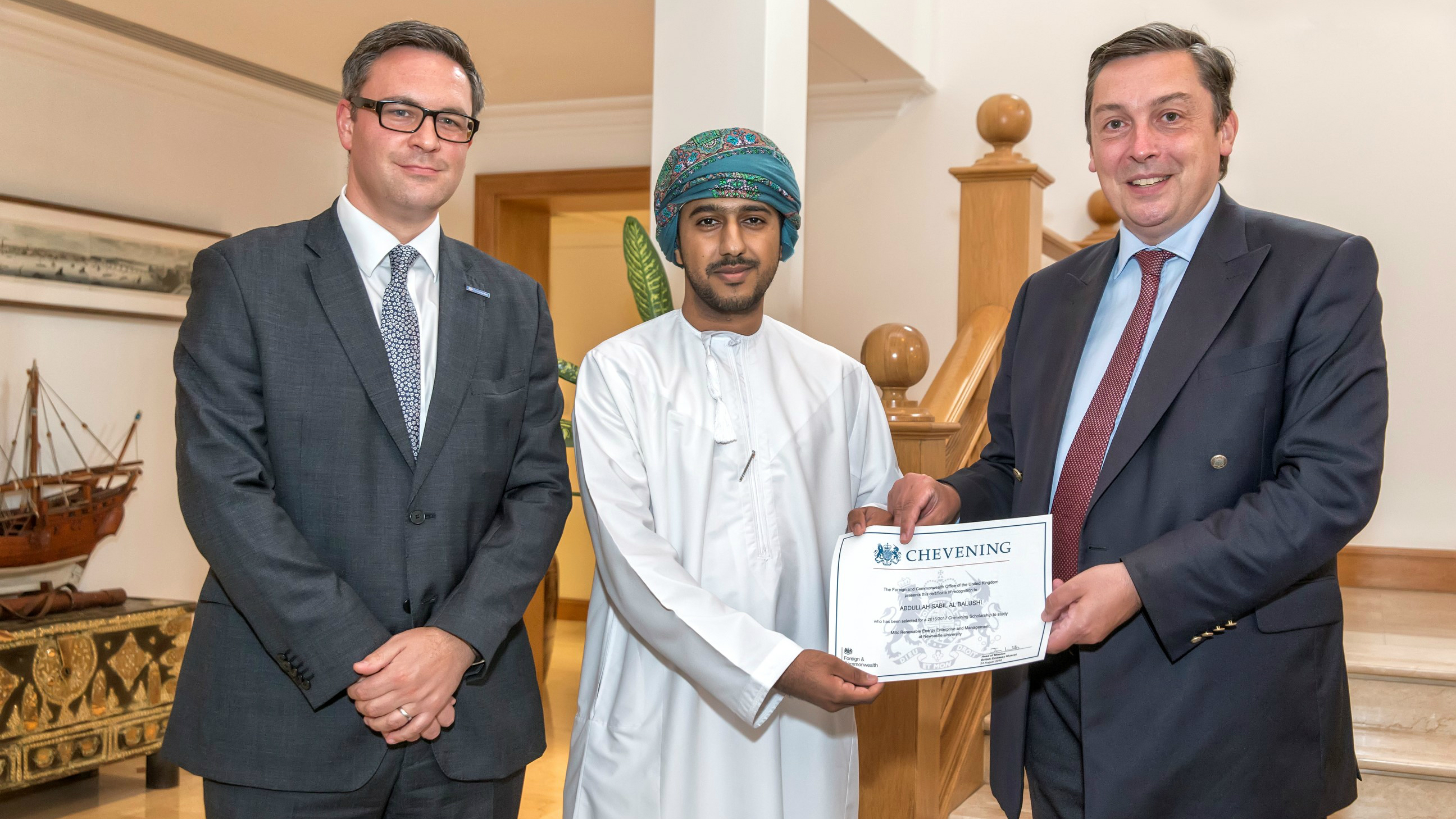 Matthew Foster with Recipients