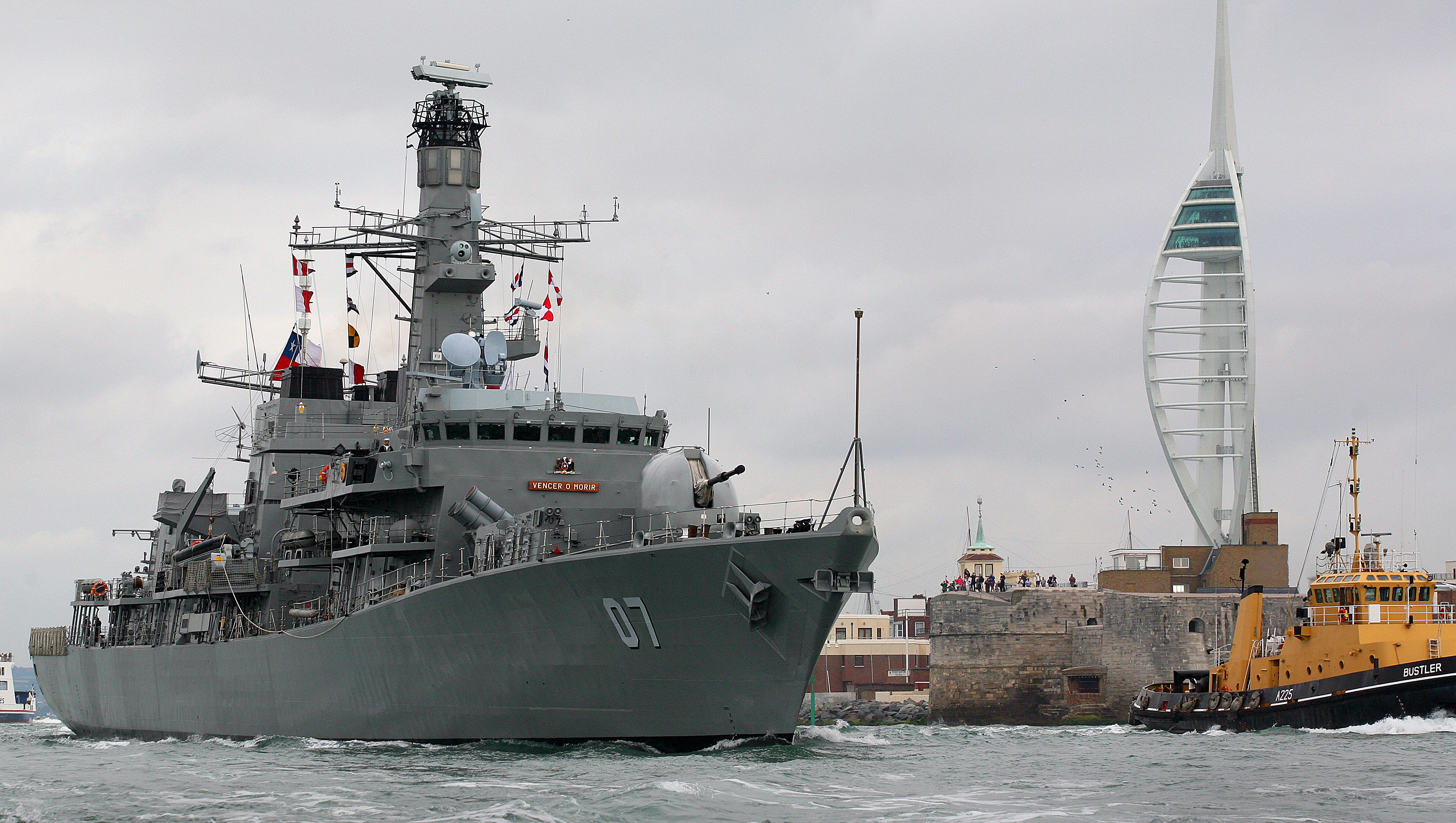 Almirante Lynch leaves Portsmouth