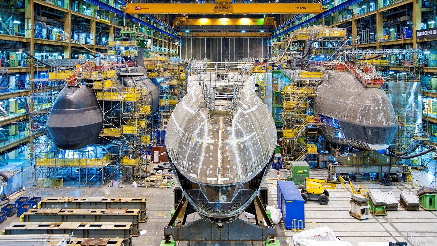 Astute class under construction