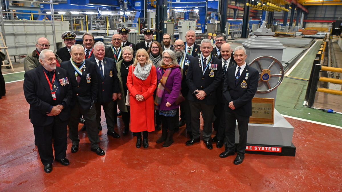 HMS Sheffield Steel Cut