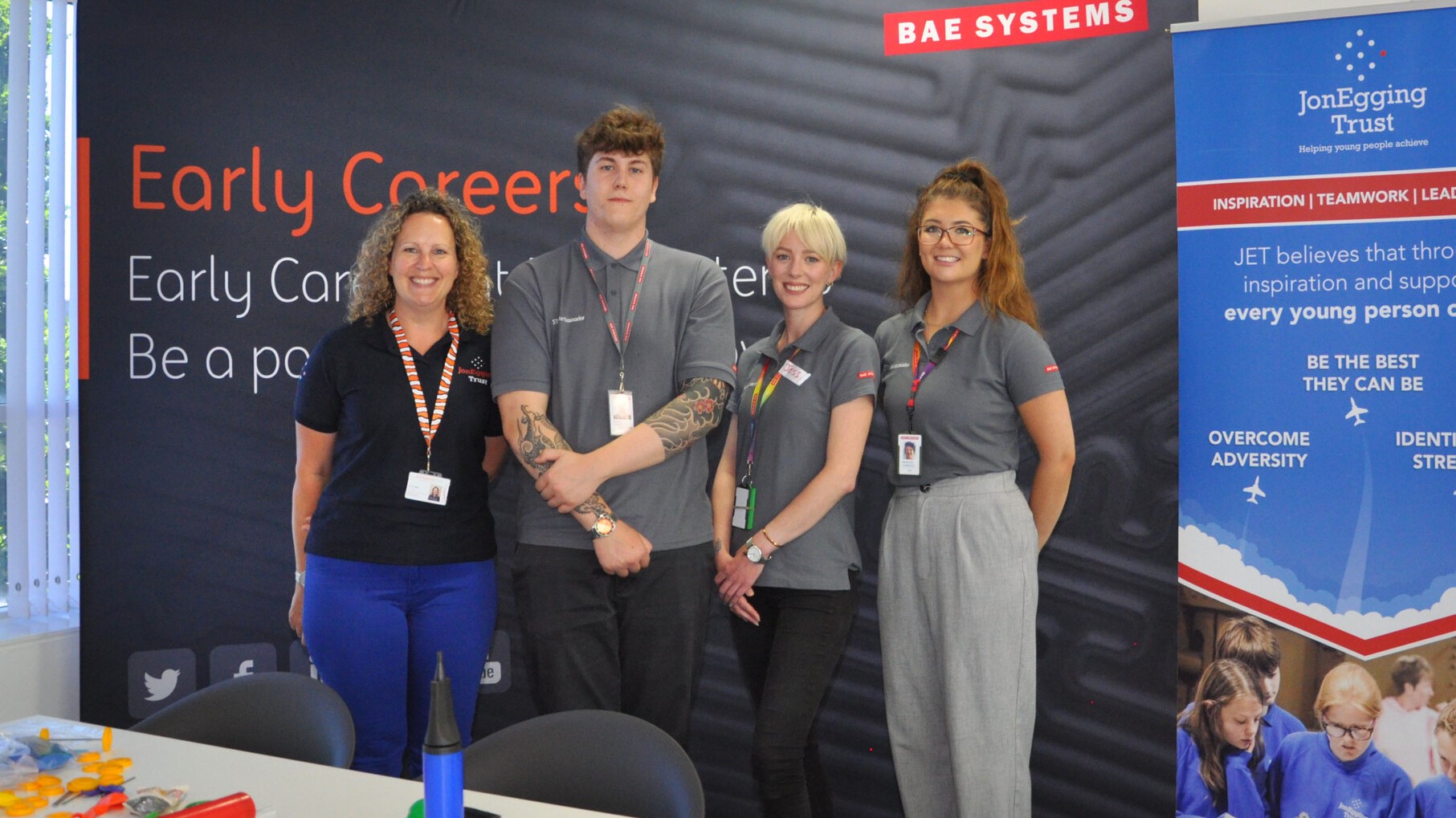 Team at Jon Egging Trust launch event