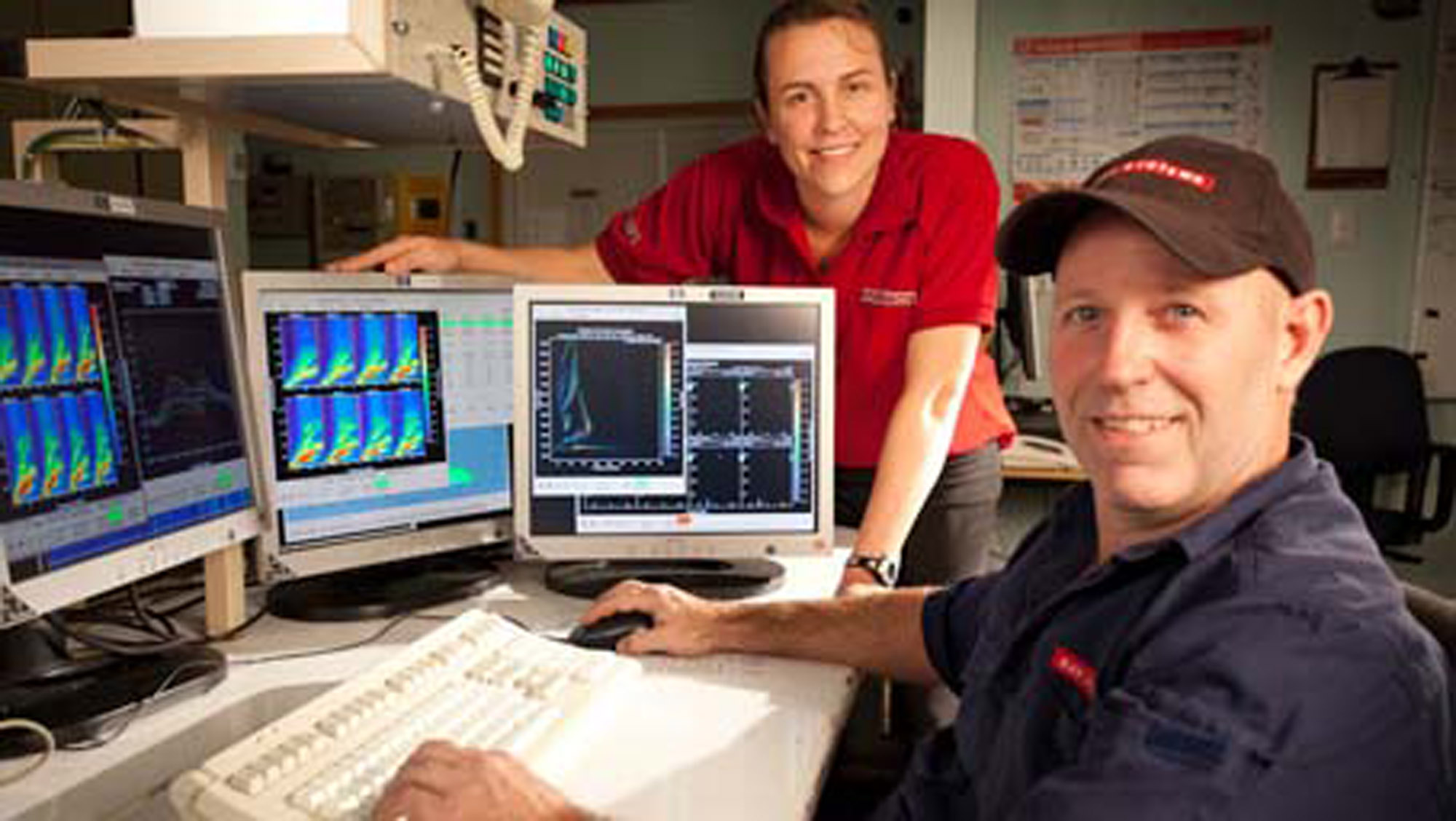 Our people in action at the JORN site at Mount Everard near Alice Springs in 2011