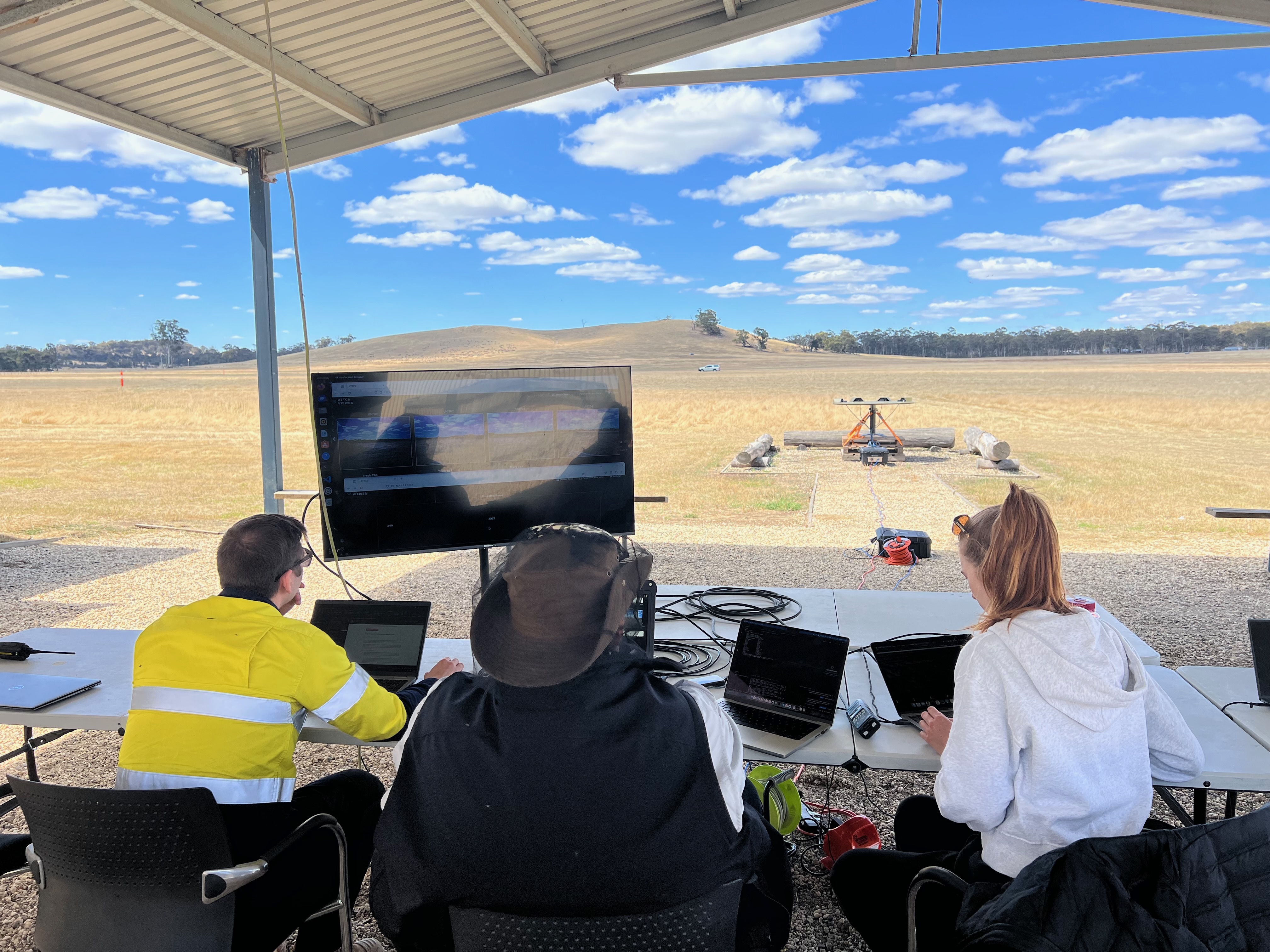 TerraSense team in Australia for ATLAS trial 