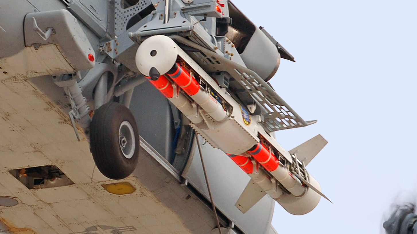 Archerfish Mine Neutralisation System on a Merlin Helicopter