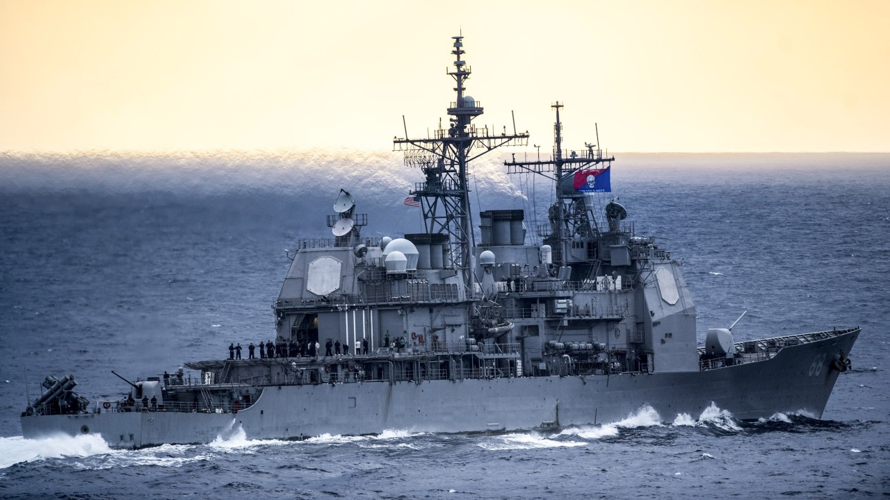 Under a new $45.3 million U.S. Navy contract, BAE Systems  will modernize the guided missile cruiser USS Anzio (CG 68) at its shipyard in Norfolk, Virginia. (U.S. Navy photo)