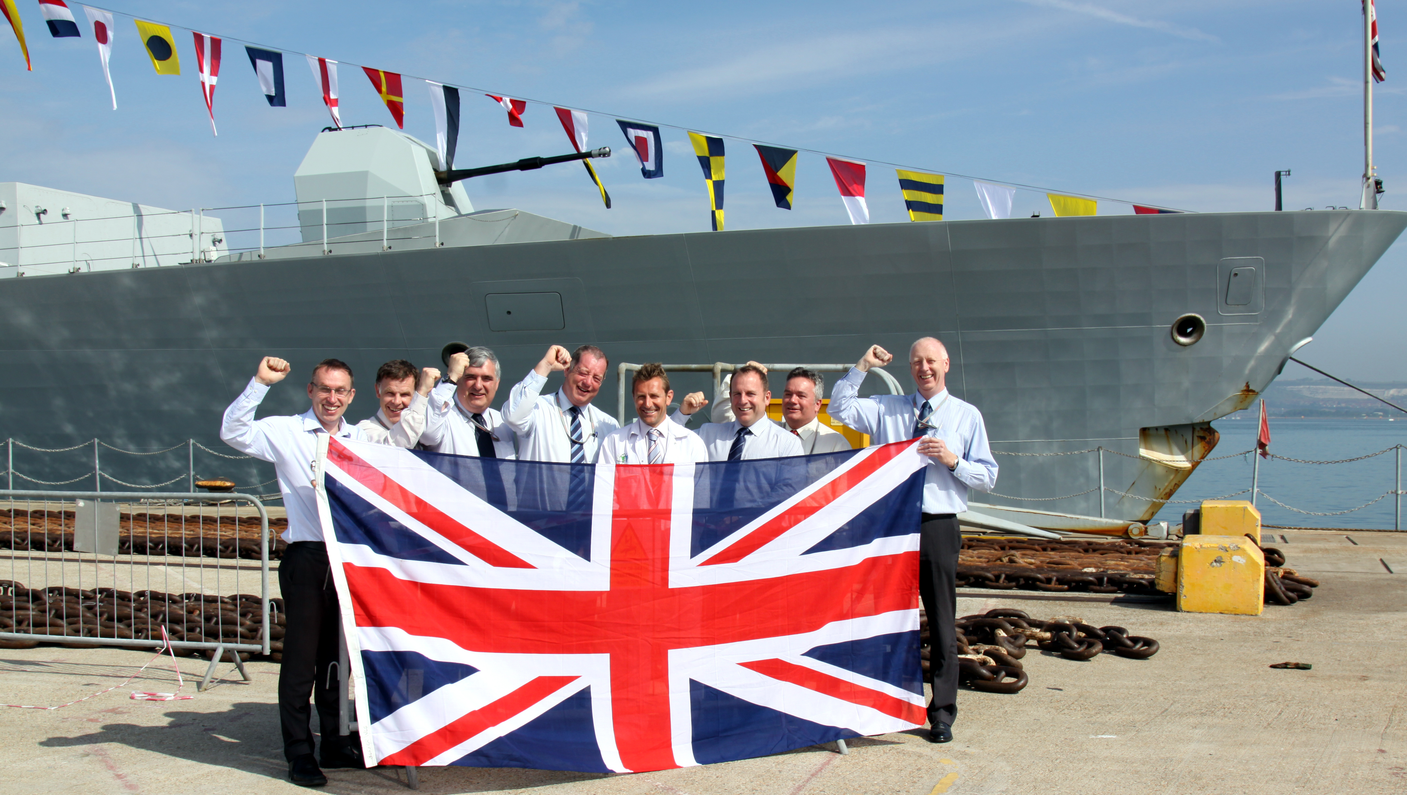 Getting in the Jubilee spirit after completing a successful engineering programme