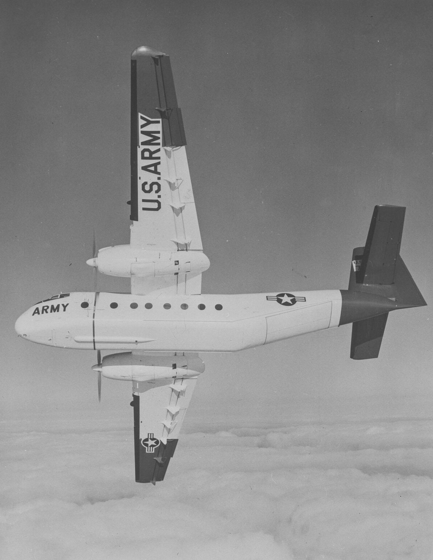 de Havilland Canada DHC-4 Caribou at US Army manoeuvres, Toronto, December 1959.
