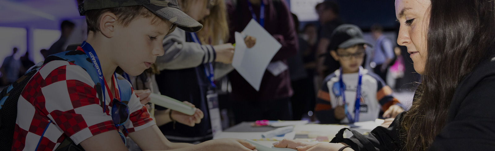 Inspiring the next generation - visitors at Farnborough International Airshow 2024