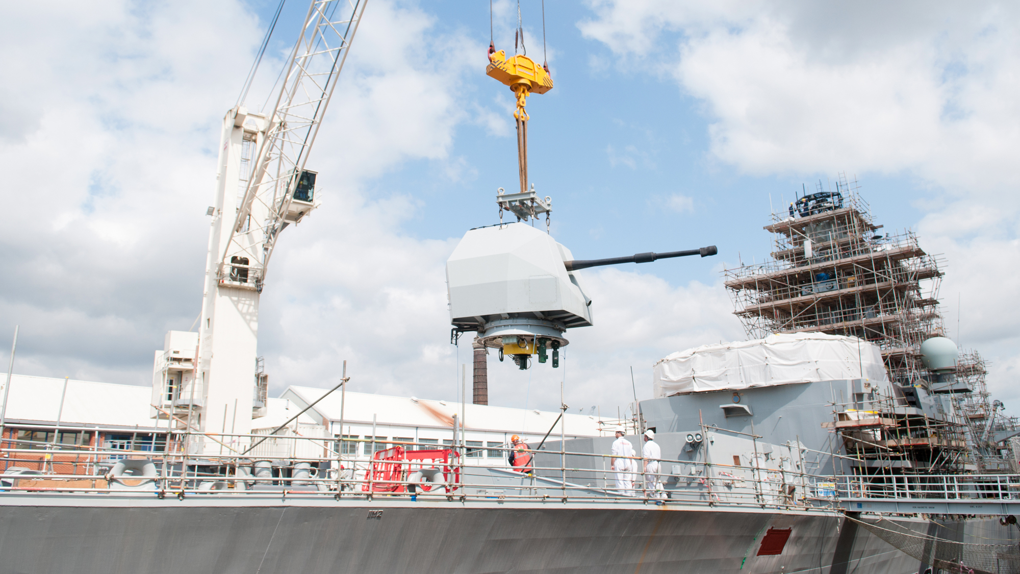 Image of during HMS Westminster refit programme