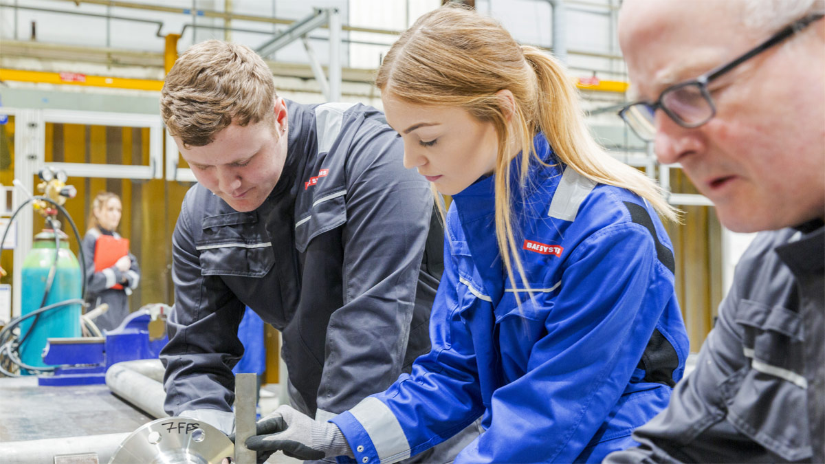 Apprentice in our submarines business