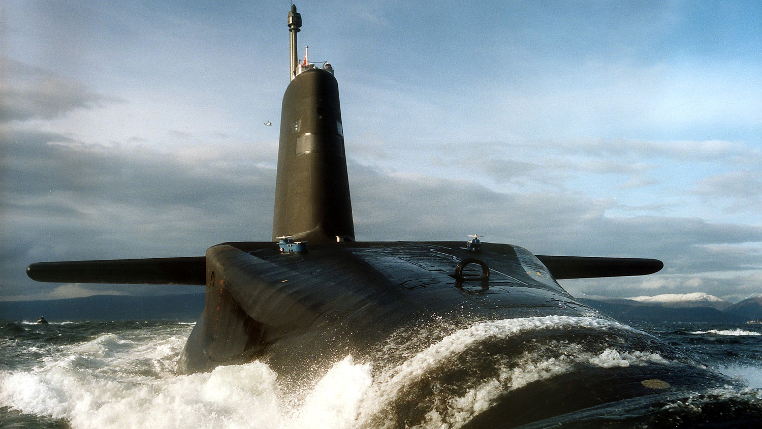 Image showing a Vanguard class submarine at sea