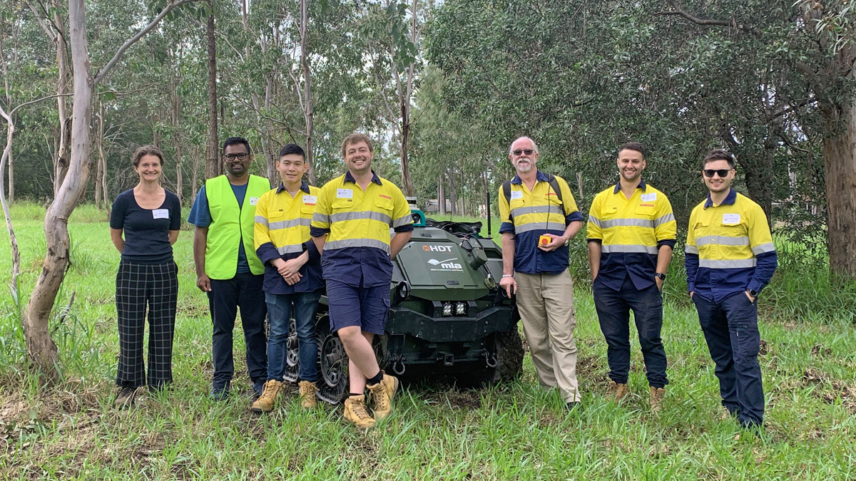 The team tests the vehicle in Australia