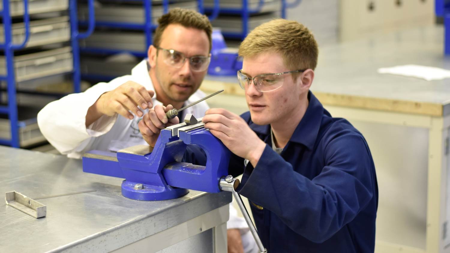 BAE Systems apprentices at work in the Skills Development Centre