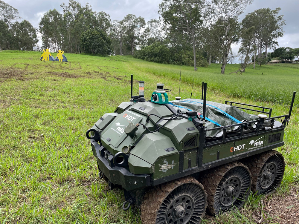 The team tests the vehicle in Australia