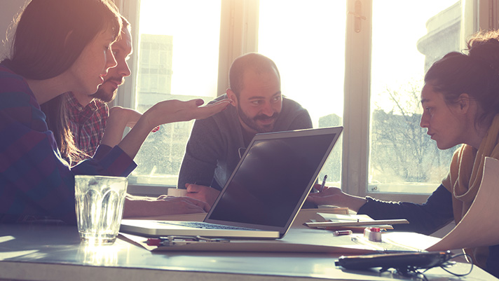 Image of employees cyber challenge