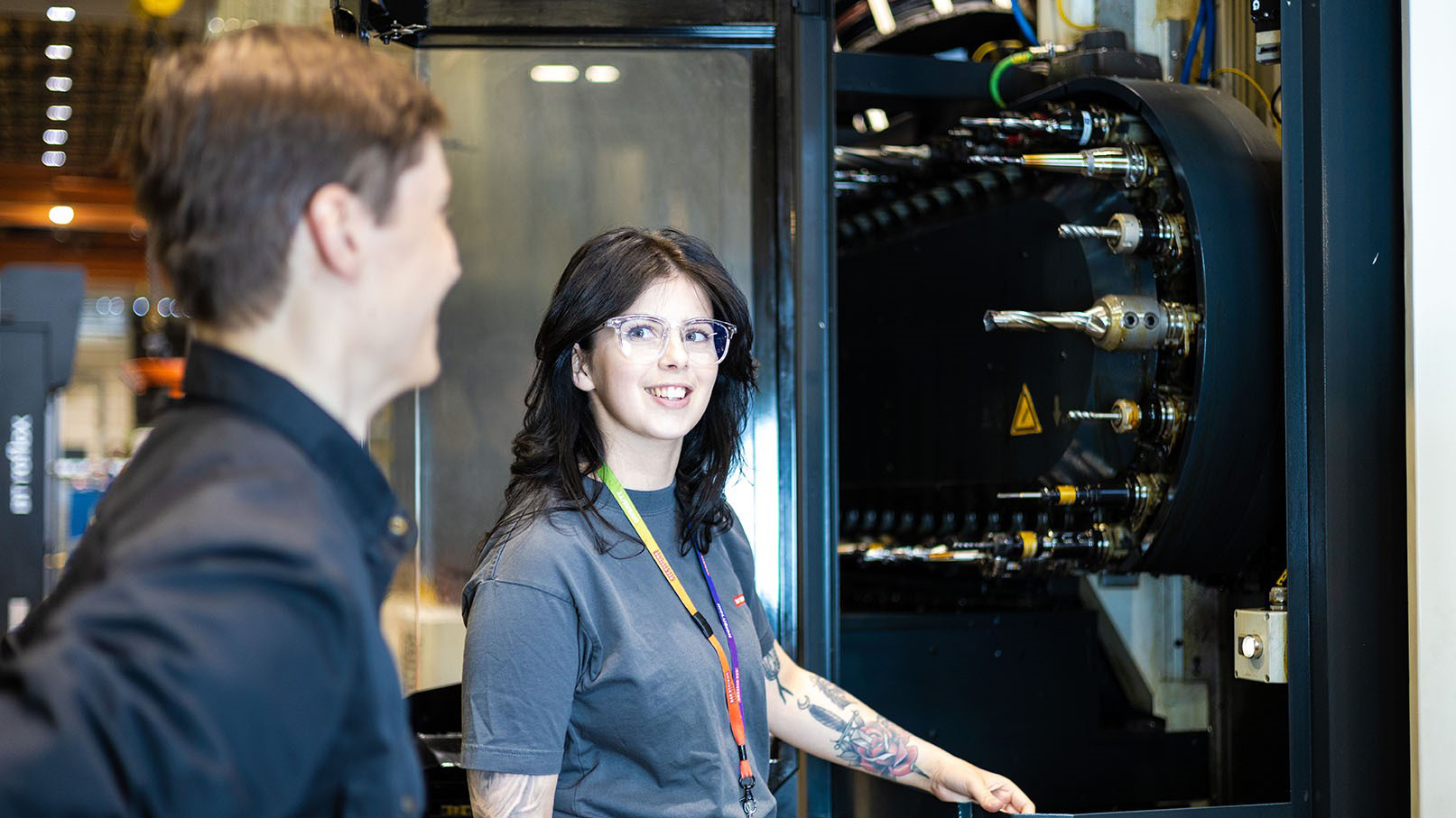 Two employees at BAE Systems Sweden