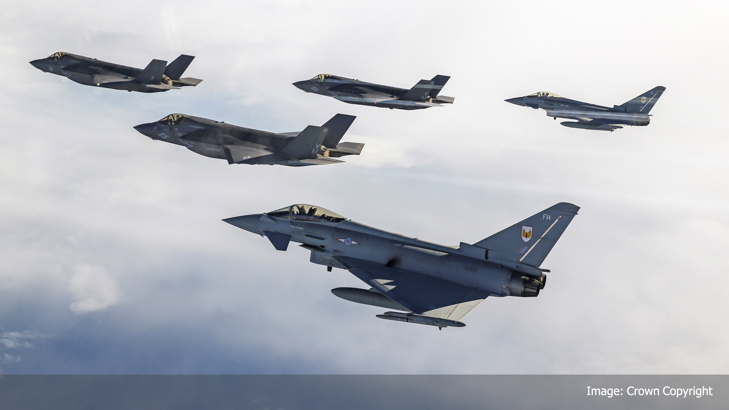 Image of F-35 with Typhoon