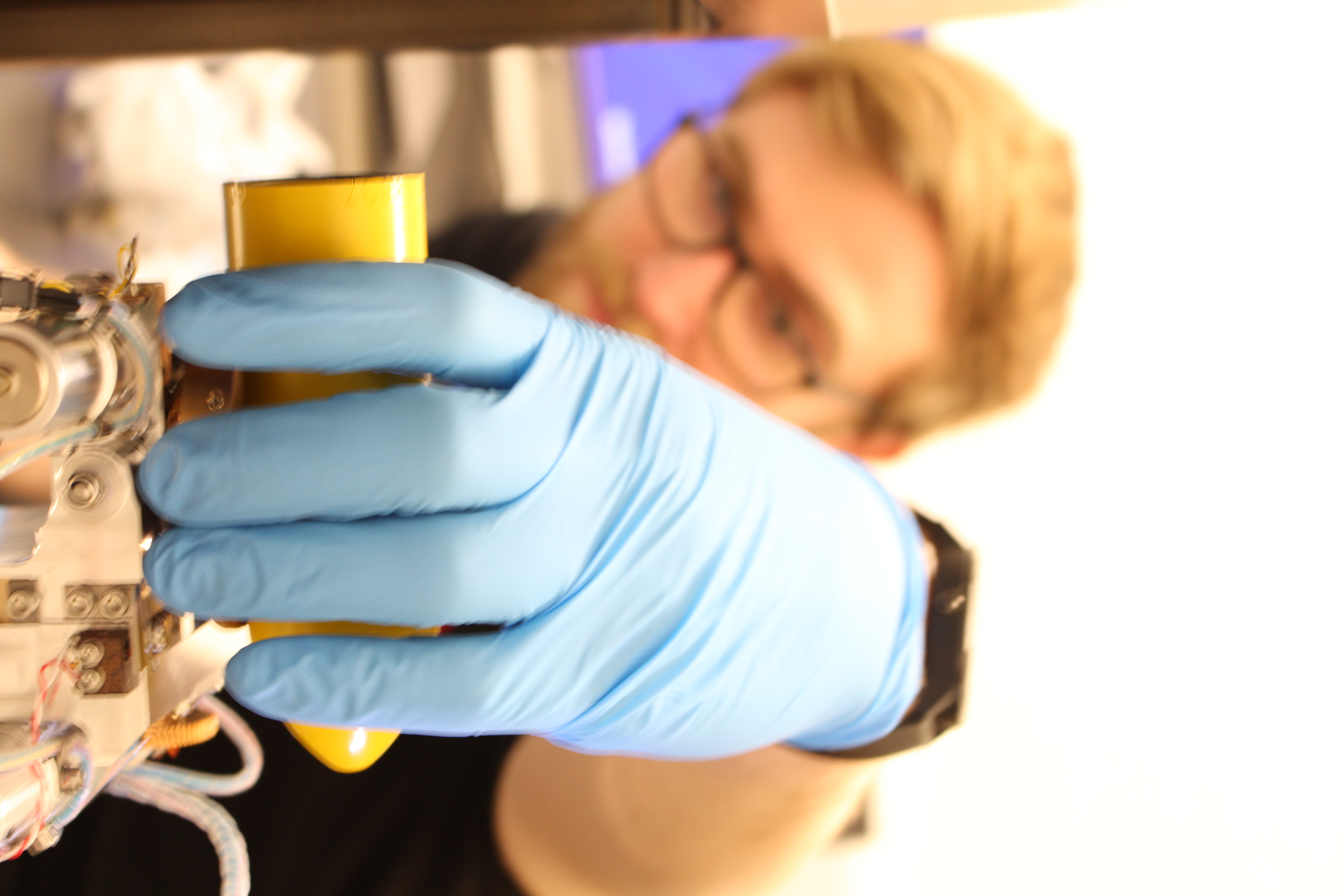 image of a person working in a lab
