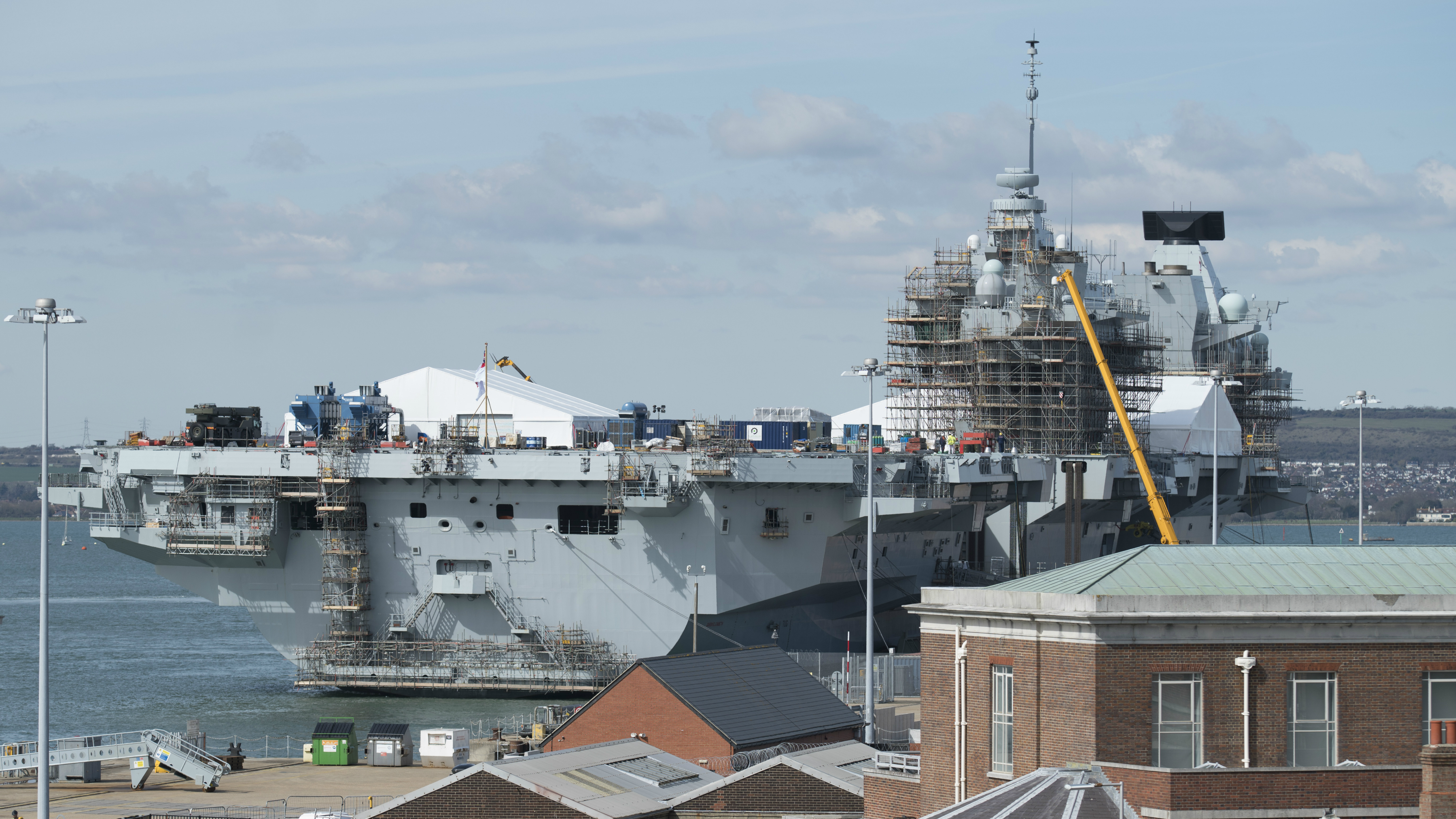 Image of HMS Queen Elizabeth taken in March 2018