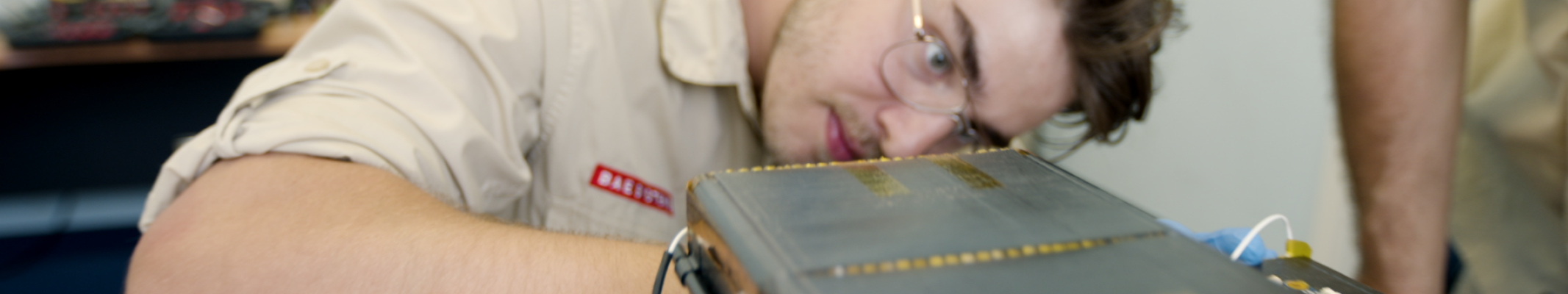 Technician works on hardware