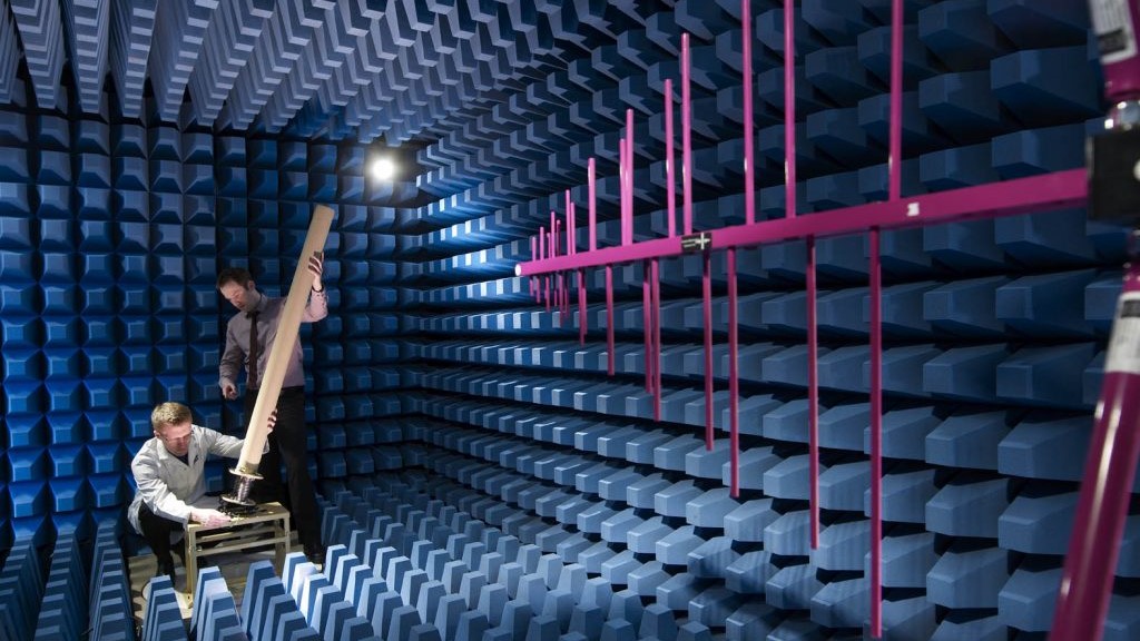 Image showing people inside PPM Hybrid Ancechoic Chamber
