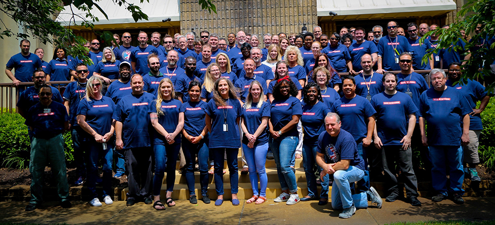 Employees in Norfolk, Va.