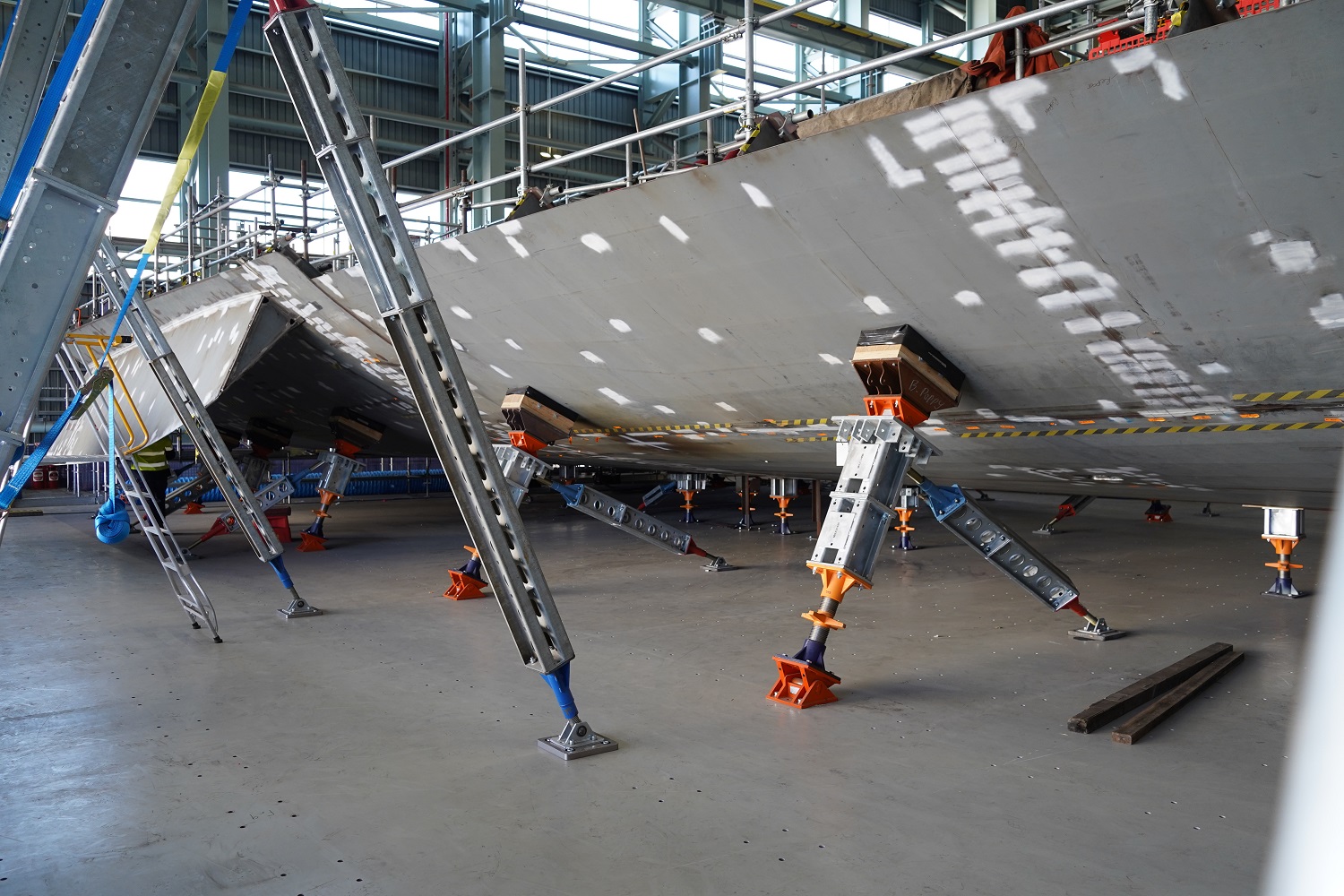 Hunter Class Frigate Ship 1’s Block 3 begins to take shape 